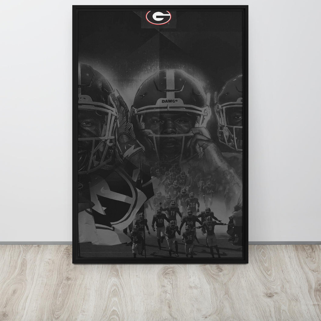 Custom Sports Style Framed canvas