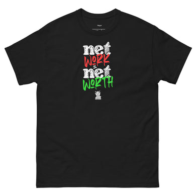 BABYGOAT BRAND NETWORK EQUALS NETWORTH Men's classic tee