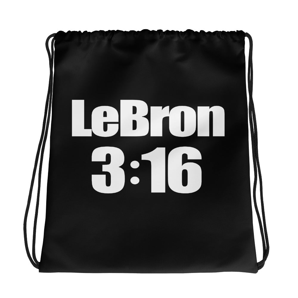 LeBron 3:16 Drawstring bag