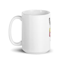 GET YOUR POPCORN READY White glossy mug